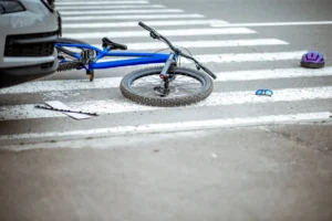 road-accident-with-car-and-broken-bicycle