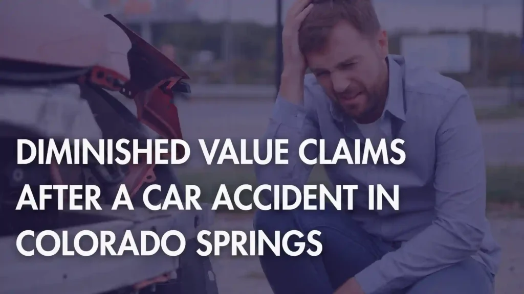 Diminished Value Claims After a Car Accident in Colorado Springs Image